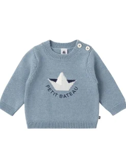 Boat wool & cotton knit sweater