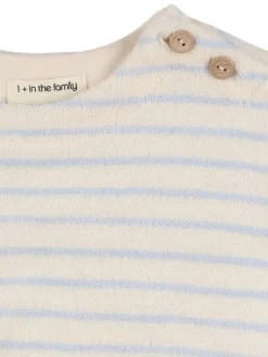 Body in misto cotone a righe