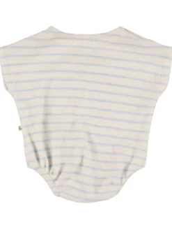 Body in misto cotone a righe