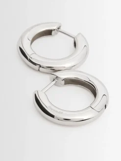 Bold large hoop earrings