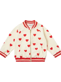 Bomber in misto cotone stampato