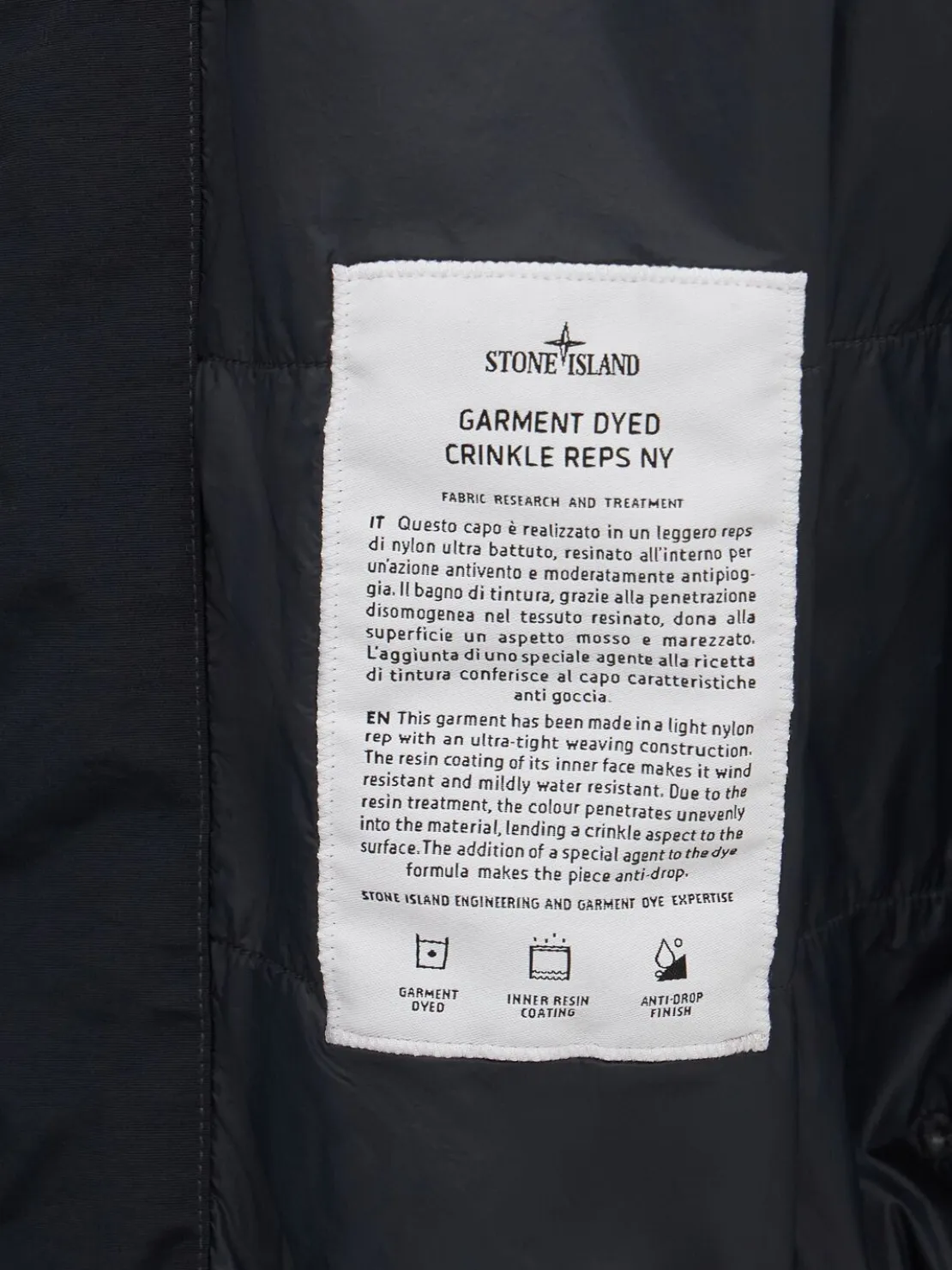 Bomber in nylon