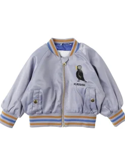 Bomber in nylon stampato
