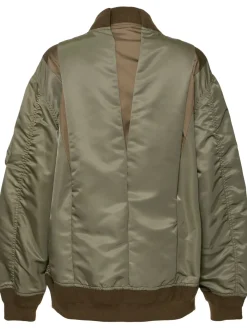 Bomber in twill di nylon