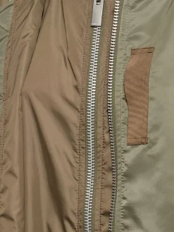 Bomber in twill di nylon