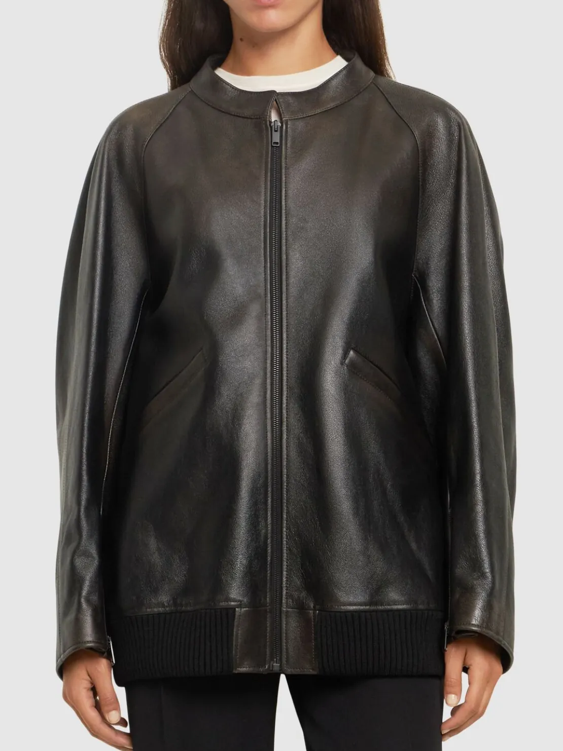Bomber Kengia in pelle