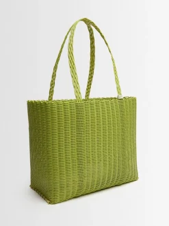 Borsa a cesta grande intrecciata