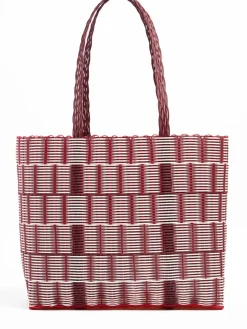 Borsa a cesta grande intrecciata