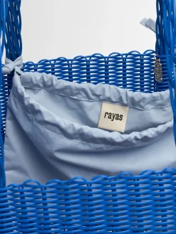 Borsa a cesta grande intrecciata