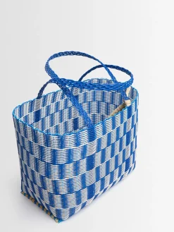 Borsa a cesta grande intrecciata