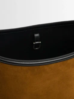 Borsa a secchiello Brant in camoscio