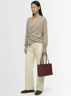 Borsa a spalla intrecciata
