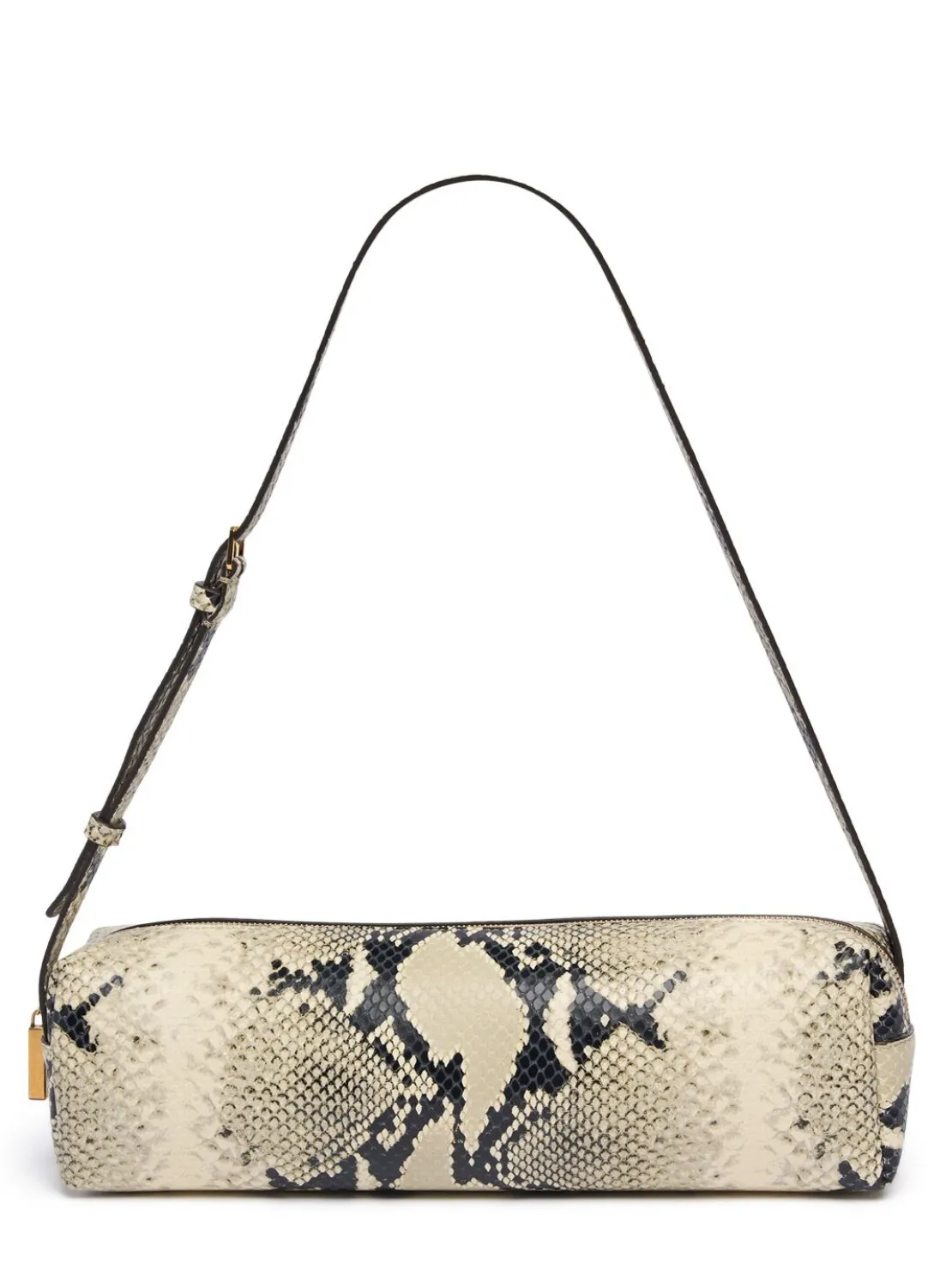 Borsa a spalla Kye in pelle effetto pitone