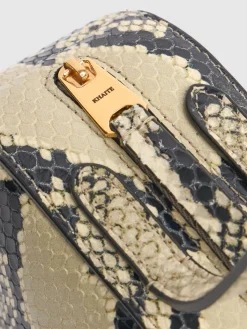 Borsa a spalla Simona in pelle goffrata