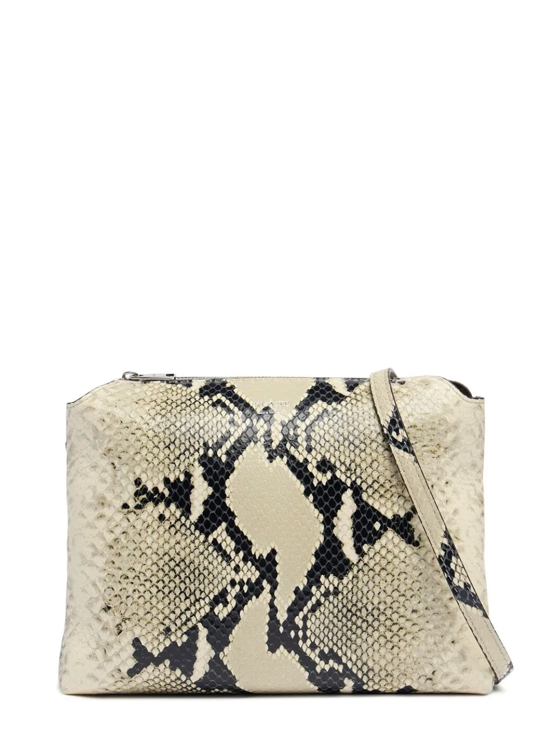 Borsa a tracolla Medium Lina in pelle goffrata