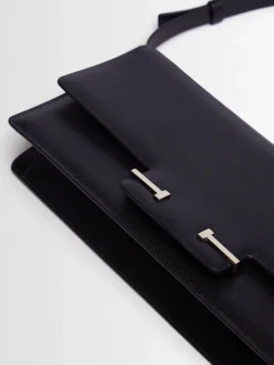 Borsa E/W in pelle martellata morbida