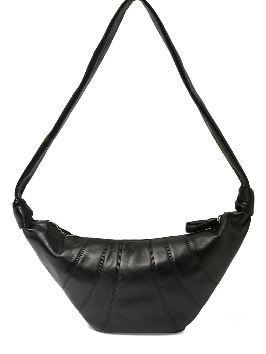 Borsa grande Croissant in pelle