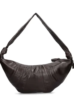 Borsa grande Croissant in pelle
