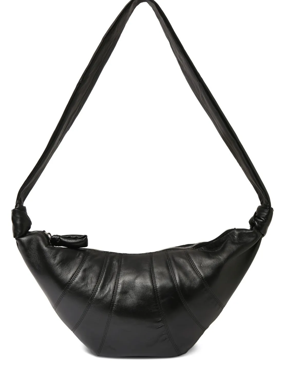 Borsa grande Croissant in pelle