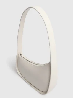 Borsa Half Moon in pelle liscia