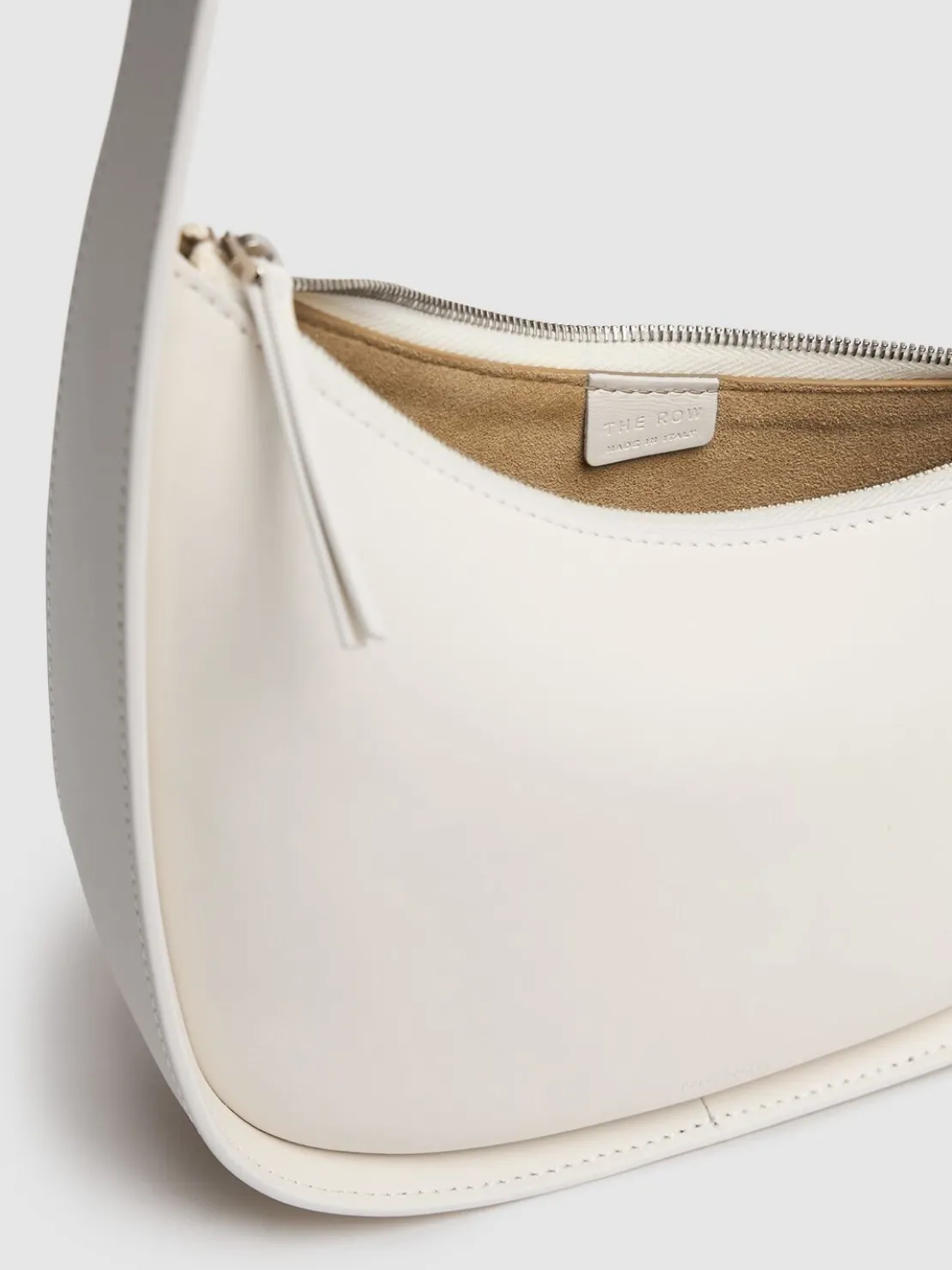 Borsa Half Moon in pelle liscia