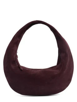 Borsa hobo Medium Olivia in camoscio