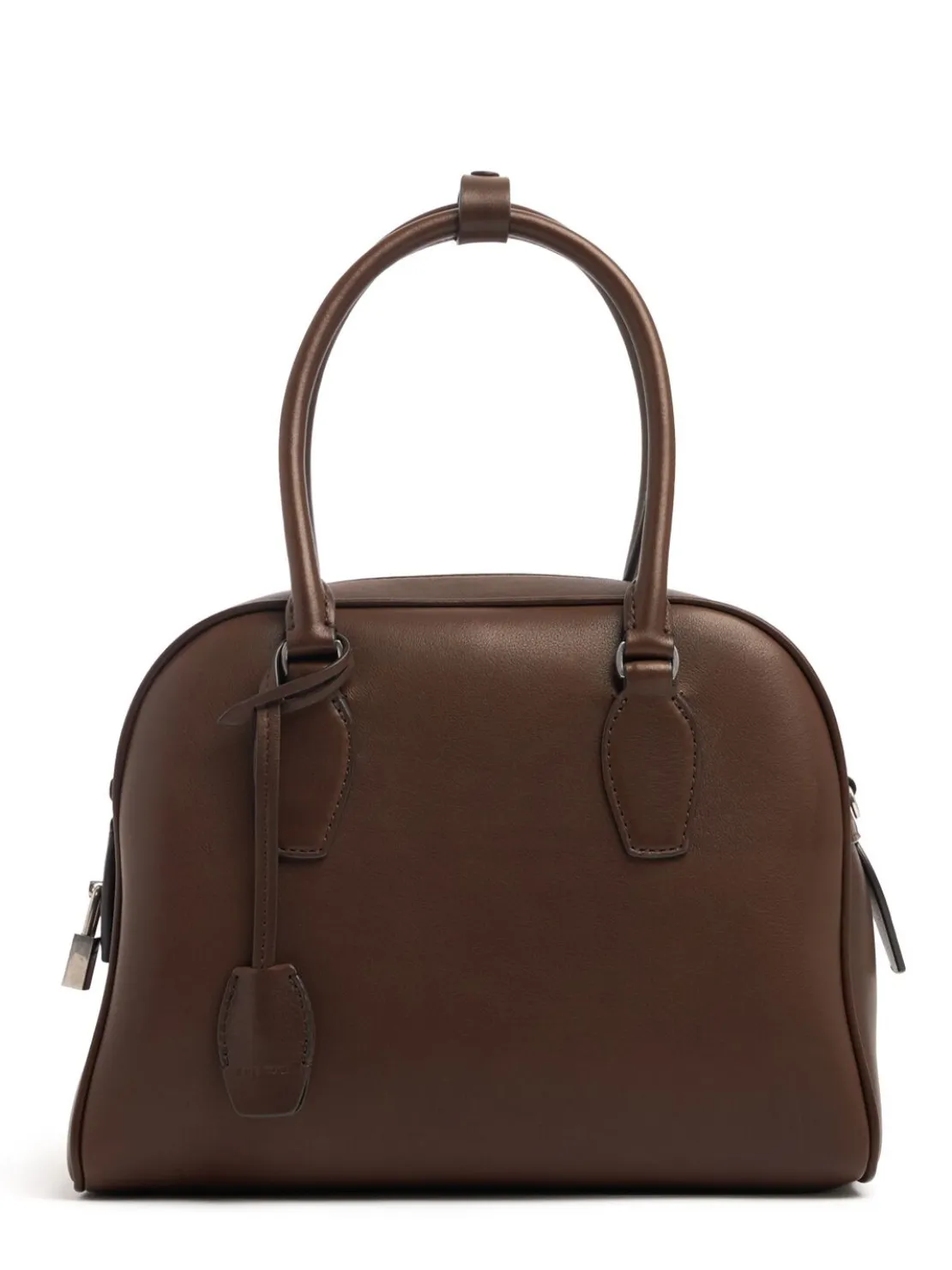 Borsa India 10 in pelle con manico