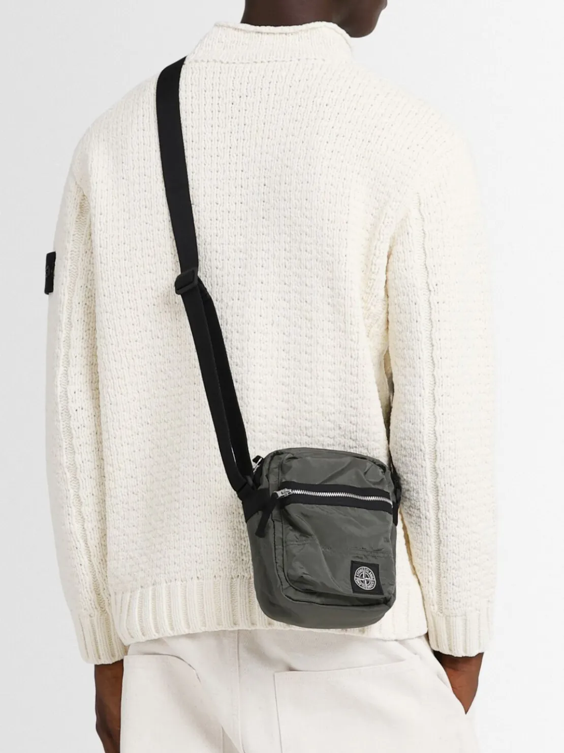 Borsa in nylon spalmato