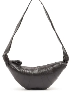 Borsa media Croissant in cotone spalmato