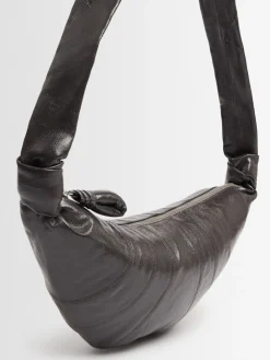 Borsa media Croissant in cotone spalmato