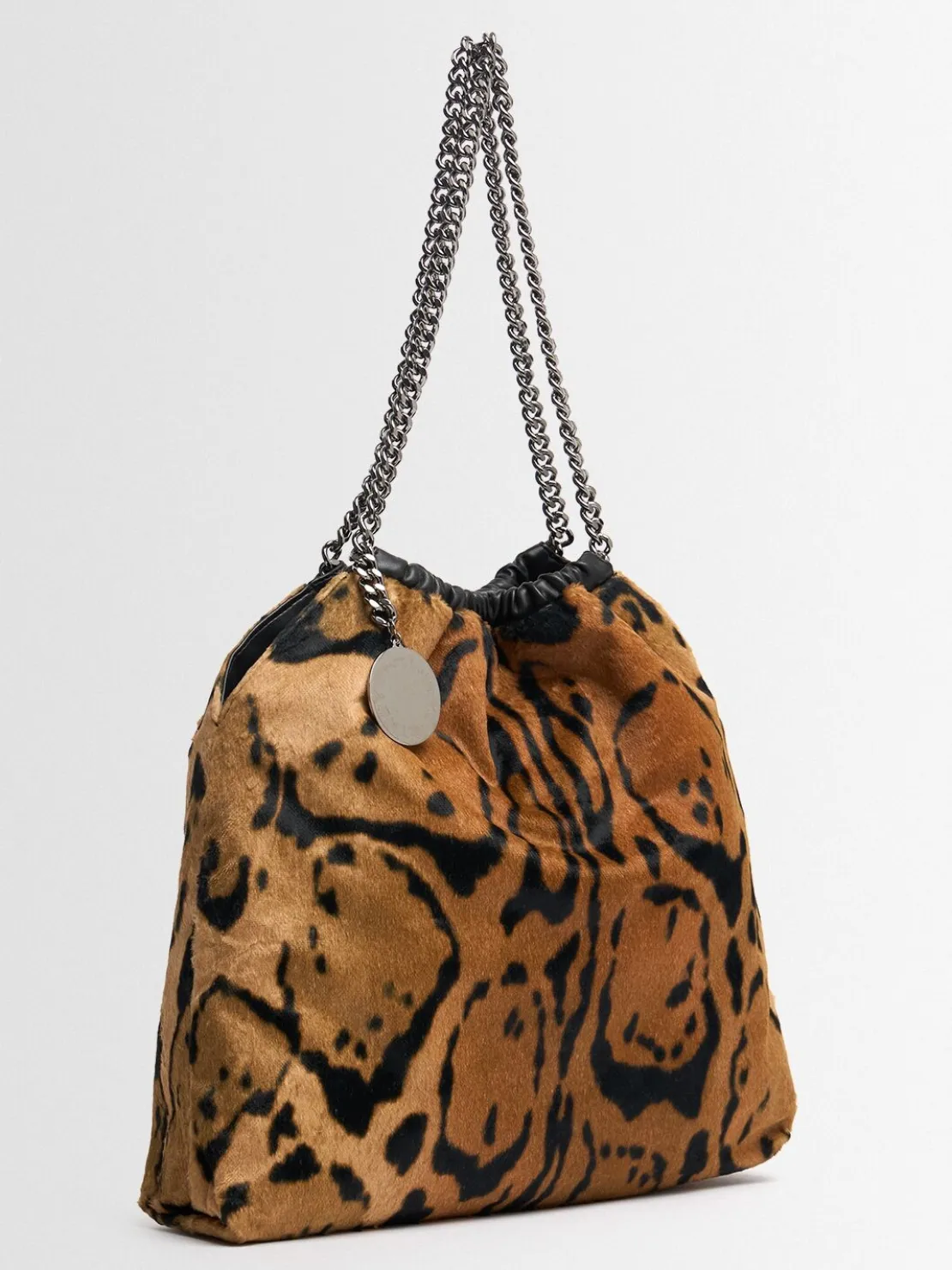 Borsa media Falabella stampa ocelot