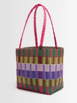 Borsa media intrecciata