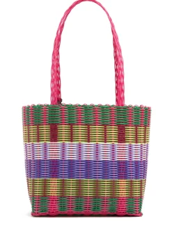 Borsa media intrecciata