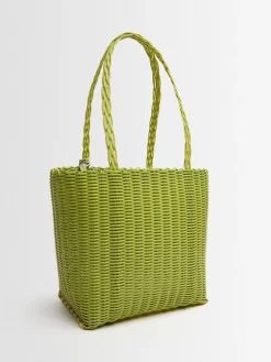 Borsa media intrecciata