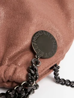 Borsa Mini Falabella in Eco Shaggy con coulisse