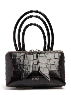 Borsa mini Friday in pelle goffrata