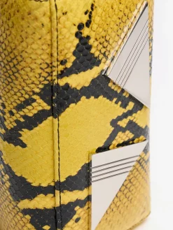Borsa mini Friday in pelle stampa serpente