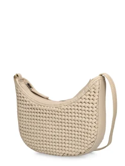Borsa mini Sling in pelle intrecciata