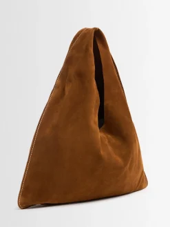 Borsa piccola Bindle in camoscio