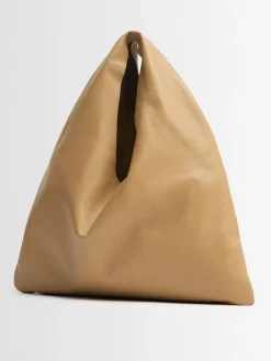 Borsa piccola Bindle in pelle con manico