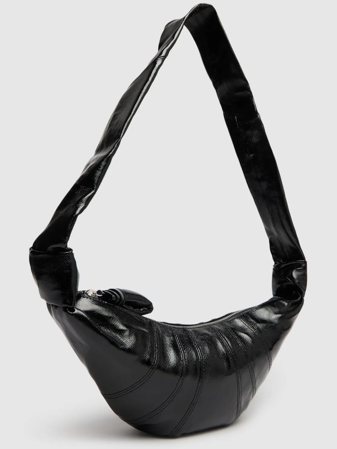 Borsa piccola Croissant in cotone spalmato
