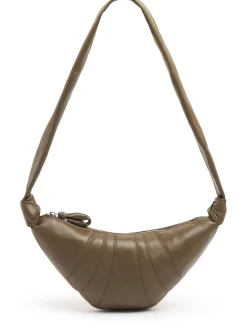 Borsa piccola Croissant in nappa