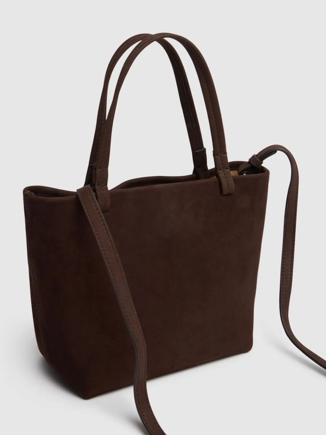 Borsa piccola Park in pelle nabuk