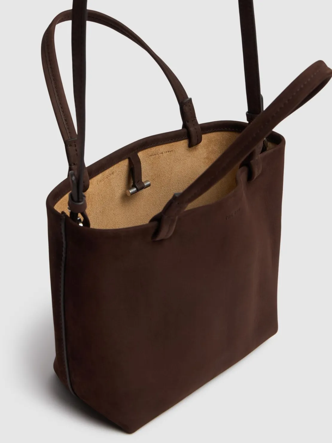Borsa piccola Park in pelle nabuk