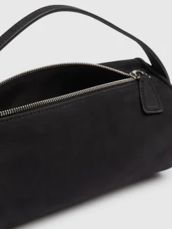 Borsa Round 90s in nabuk con manico