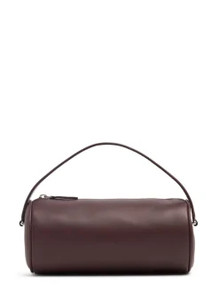 Borsa Round 90s in pelle con manico