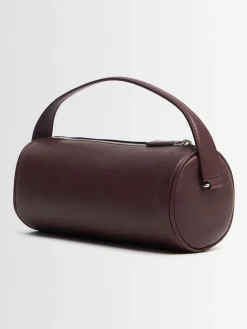 Borsa Round 90s in pelle con manico