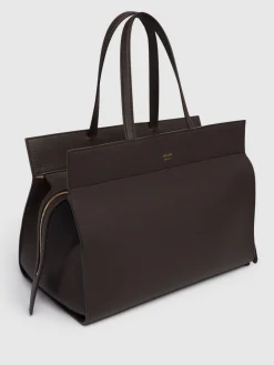 Borsa shopping Crosby in pelle liscia