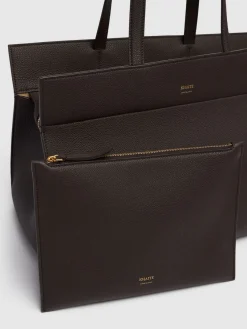 Borsa shopping Crosby in pelle liscia