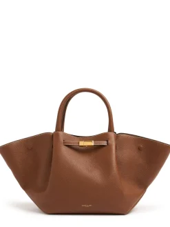 Borsa shopping midi New York in pelle martellata